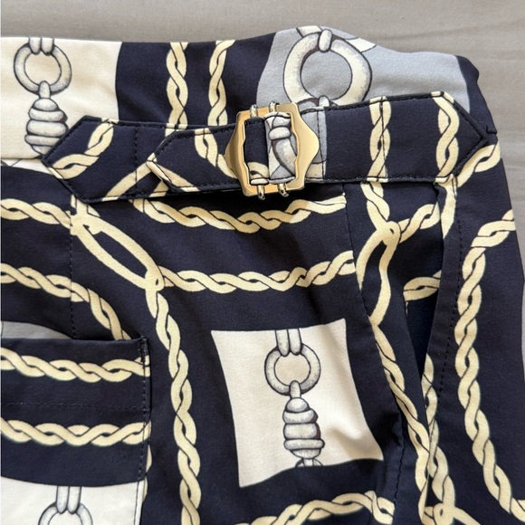 Men’s Reiss Swim Shorts Adjustable Chain Print Waist Size XL - Picture 4 of 7